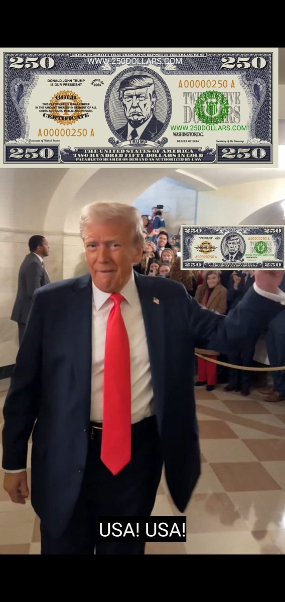 By Next Year in 2026,  $250, "250 DOLLARS" ( 250DOLLARS.COM)  will become Synonymous with The NEW TRUMP $250 Dollar Bill!!!!!

So,  in 2026 and After, When You Hear "250 DOLLARS"  250DOLLARS.COM You will Now think of The $250 BILL!  WOW!

250DOLLARS.COM