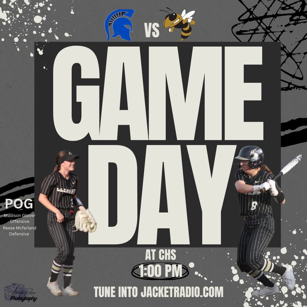 JacketRadio.com (@jacketradiocom) on Twitter photo Lady Jackets play at 1 today vs Burleson Centennial at CHS.
Live on JacketRadio.com
with Adriana Rivera <a href="/ariveraphotos/">Adriana Rivera</a> Lady Jackets play at 1 today vs Burleson Centennial at CHS.
Live on JacketRadio.com
with Adriana Rivera <a href="/ariveraphotos/">Adriana Rivera</a>