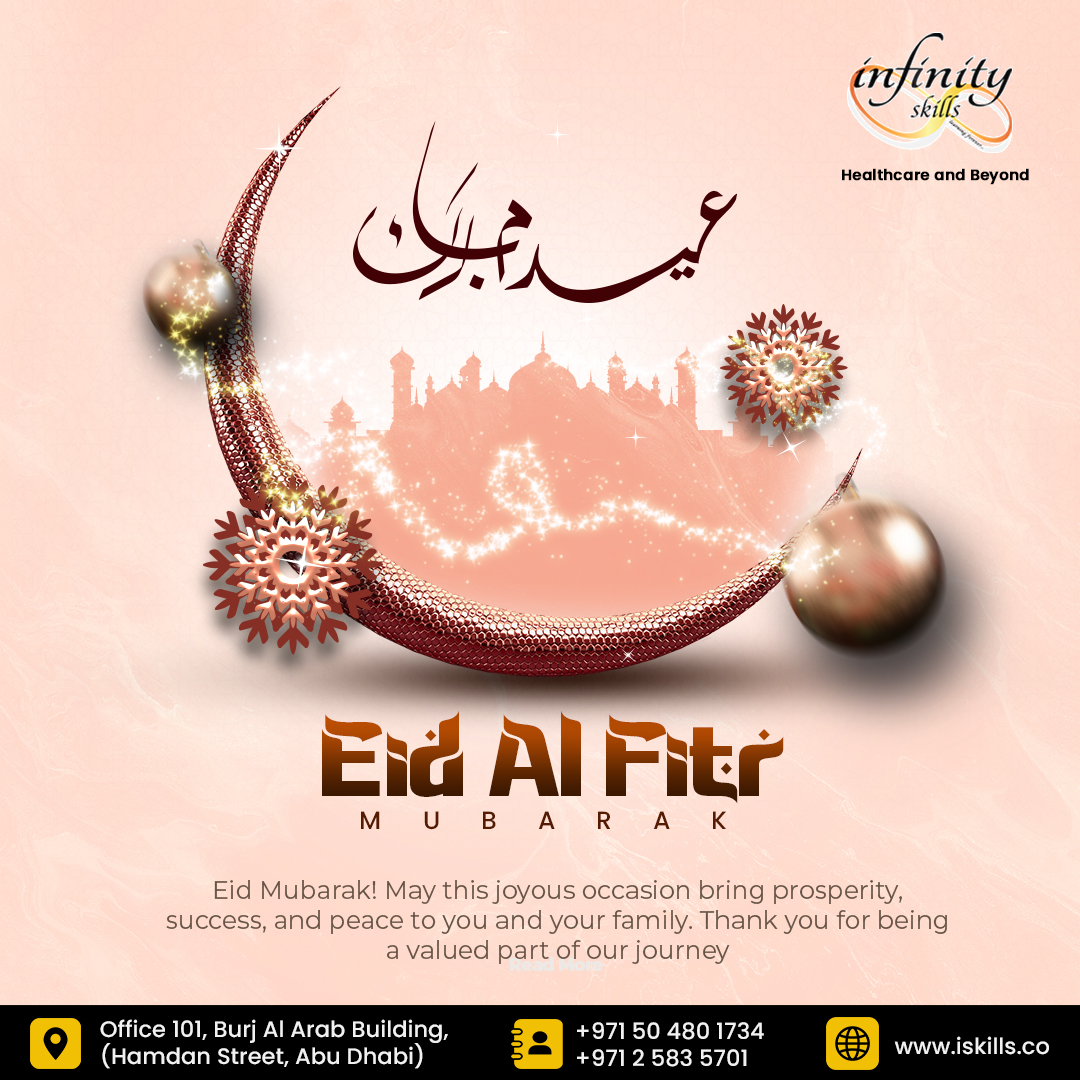 iskillsuae2020's tweet photo. May this Eid bring you joy, success, and new opportunities in your professional growth. Wishing you a blessed Eid from Infinity Studies and Technical Solutions! 🌙✨
#LearningForever #Healthacareandbeyond #Success  
#ProfessionalGrowth #NewBeginnings #EidWishes
#EidMubarak https://t.co/3lcDIOS2GD