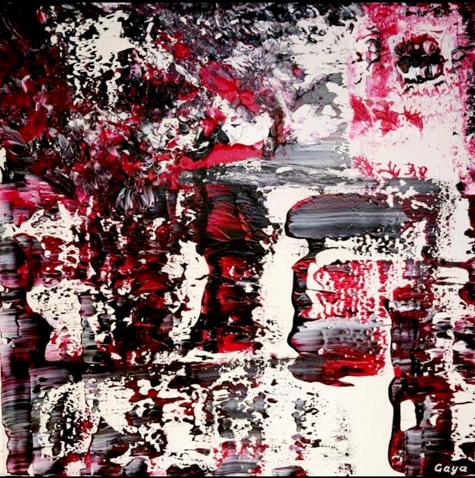 Peace In The Time Of Stampede painting
#Art by Gaya
Gayaattstudio.com
24x24 inches (61x61 cm)
Acrylic on Canvas
Worldwide shipping