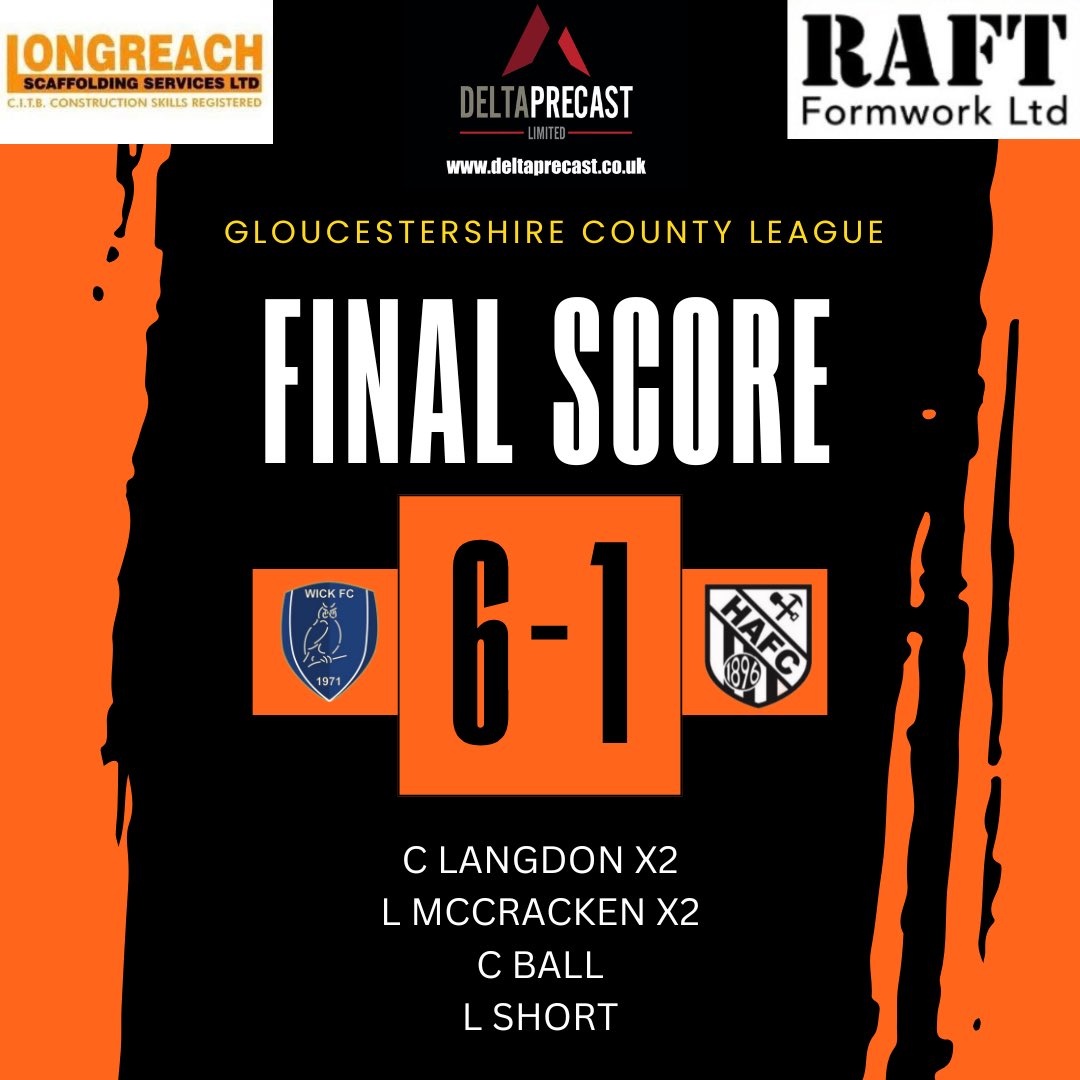 First Team complete the derby double over Hanham in clinical fashion with a 6-1 win. Goals from Louis Short, <a href="/calball3/">callum ball</a> and braces for <a href="/14Liammccracken/">LM</a> and <a href="/CoryLangdon7/">Cory</a>. Onto next week we go 🦉 ⚽️ 

#Owls