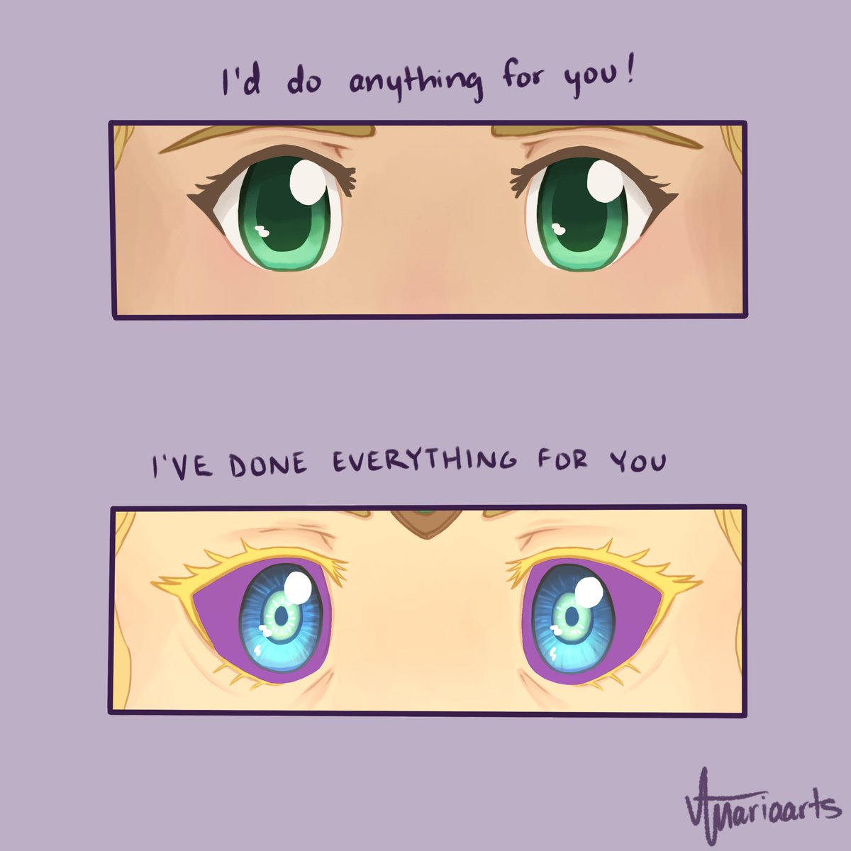 and she’d do it again #zelink #totk #zelda