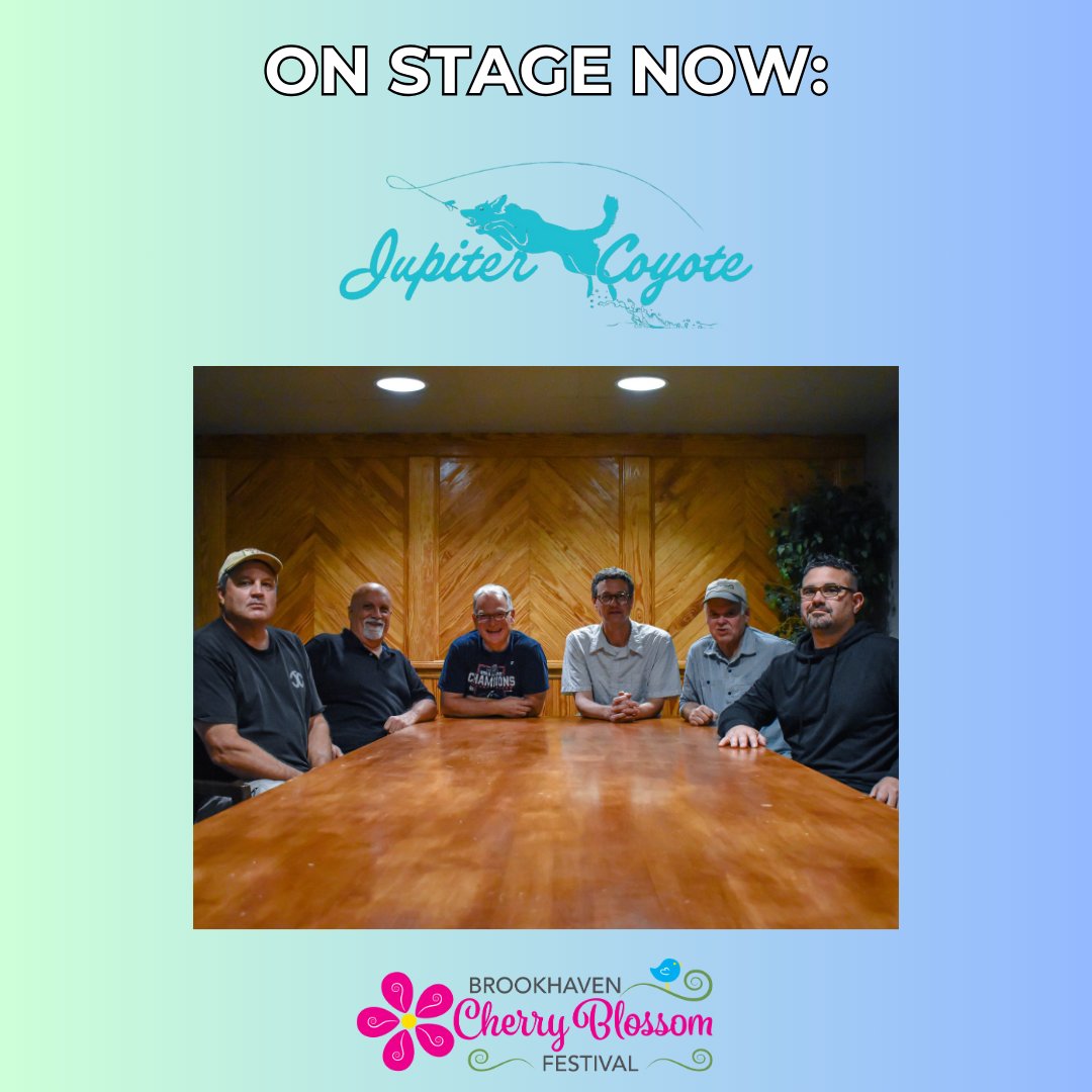 Brookhaven Cherry Blossom Festival (@brookcherryfest) on Twitter photo ON STAGE NOW: Jupiter Coyote 🌸
<a href="/jupiter_coyote/">Jupiter Coyote</a> has taken the stage! Come check them out! 🎸 #BrookCherryFest ON STAGE NOW: Jupiter Coyote 🌸
<a href="/jupiter_coyote/">Jupiter Coyote</a> has taken the stage! Come check them out! 🎸 #BrookCherryFest