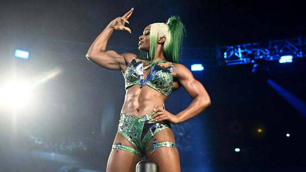 CG_KidFrankie's tweet image. Happy 1 year Anniversary of @Jade_Cargill  @WWE Smackdown debut ! Continue to dominate! #TheStorm ⚡️🌩