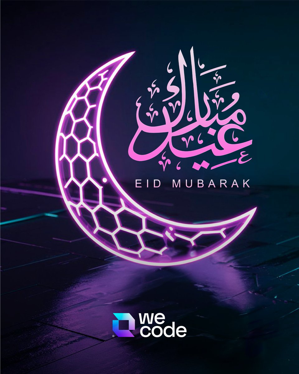 wecode_ai's tweet image. WeCode Wishes You a Happy Eid! 🎉🌙
Wishing you joy, prosperity, and success this Eid. May it bring happiness to you and your loved ones.
Eid Mubarak! 💙✨