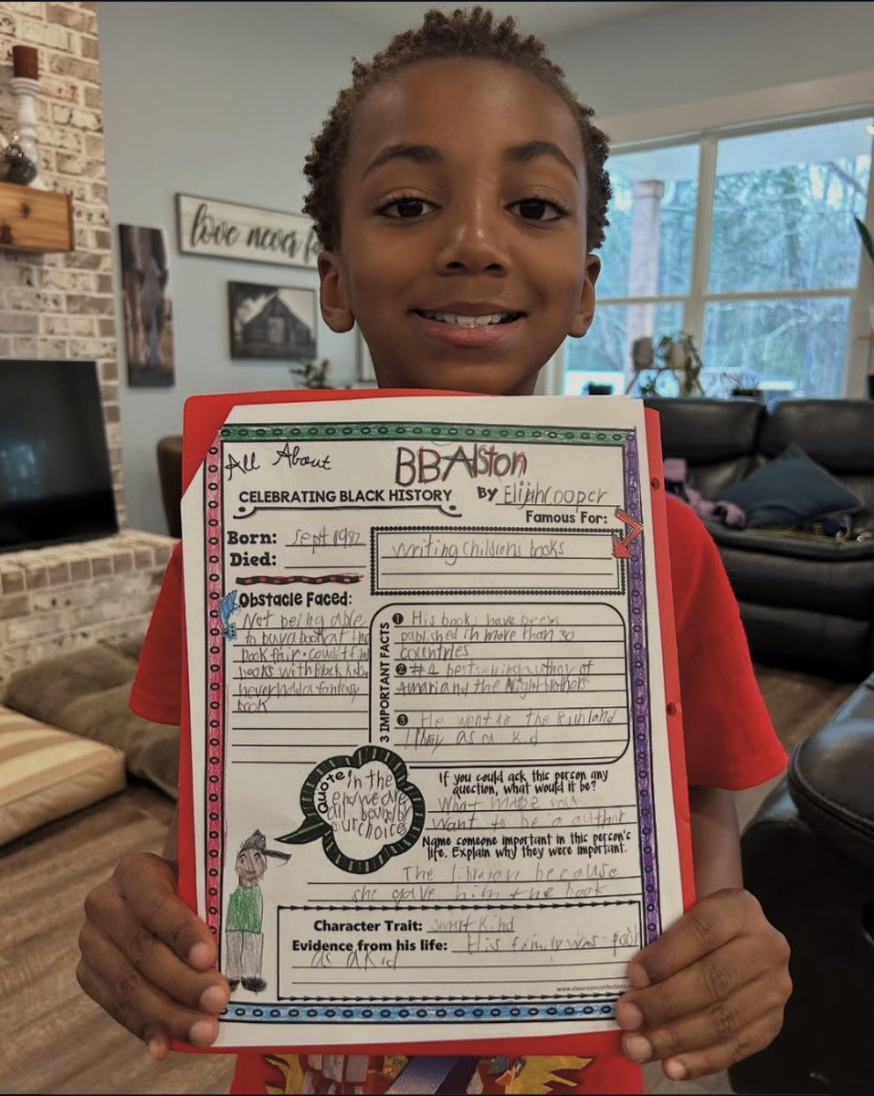 Big thanks to Elijah for the Black History Month shoutout!