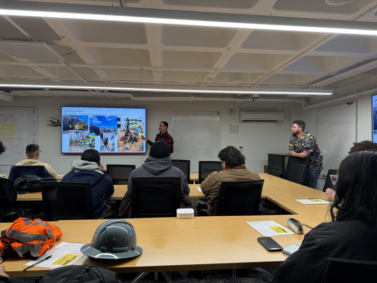 CEE Berkeley (@berkeleycee) on Twitter photo Dr. Mark Shami and students visited <a href="/UCSF/">UC San Francisco</a> Parnassus Research and Academic Building construction site. Hensel Phelps hosted the site walk and presentation, which covered the construction methods.
To learn more, check out our news item: bit.ly/4hqifcM.
<a href="/Cal_Engineer/">Berkeley Engineering</a> Dr. Mark Shami and students visited <a href="/UCSF/">UC San Francisco</a> Parnassus Research and Academic Building construction site. Hensel Phelps hosted the site walk and presentation, which covered the construction methods.
To learn more, check out our news item: bit.ly/4hqifcM.
<a href="/Cal_Engineer/">Berkeley Engineering</a>