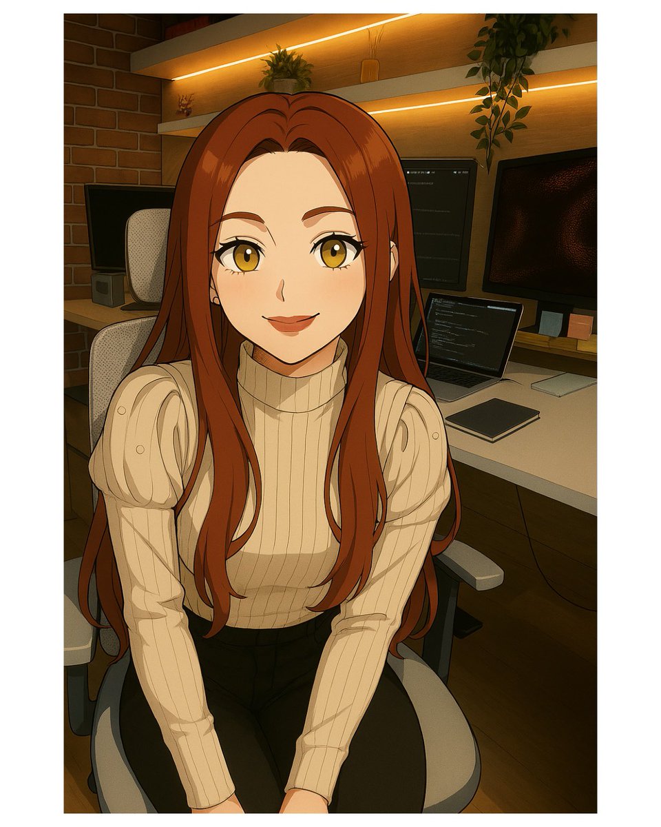 Franny_indata's tweet image. Jumping on the trend!👩🏼‍💻🥰✨ 
#anime #techie