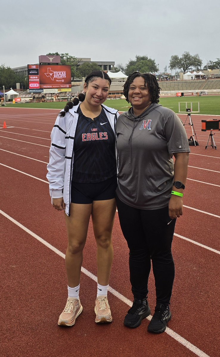 <a href="/brooklynrincon_/">Brooklyn Rincon</a> finished 23rd at Texas Relays in Shotput this weekend but got to compete against some great competition and picked up a lot of experience #RoadTo45 #MFC