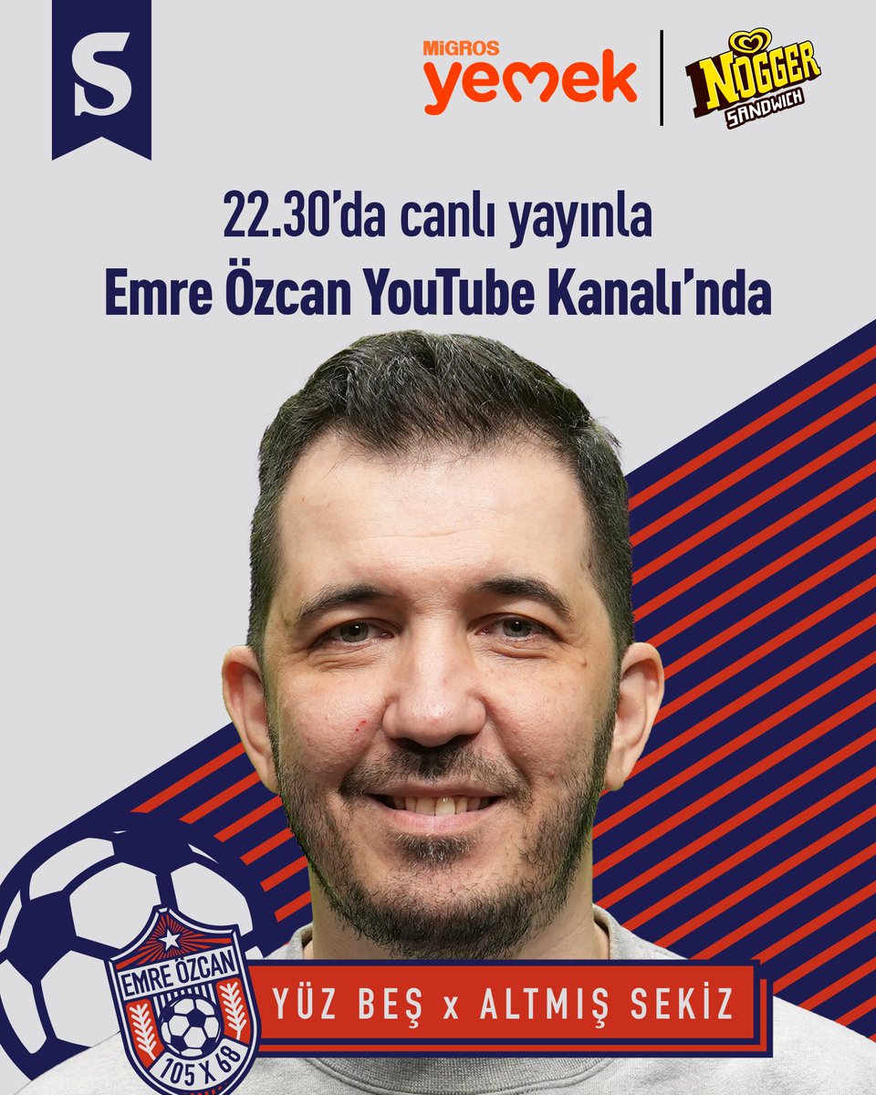 Socrates (@socratesdergi) on Twitter photo 🆚 Beşiktaş x Galatasaray
🎙️ <a href="/parmamaniac/">Emre Özcan</a> & <a href="/aarhanata/">Arhan Ata Pilavoğlu</a> ile 105x68, 22.30'da canlı yayınla Emre Özcan YouTube kanalında.
İzlemek için: youtube.com/watch?v=_AvcmX…
<a href="/Migros_Turkiye/">Migros Türkiye</a> #MigrostanSöyle
<a href="/AlgidaTurkiye/">Algida Türkiye</a> #Sponsor 🆚 Beşiktaş x Galatasaray
🎙️ <a href="/parmamaniac/">Emre Özcan</a> & <a href="/aarhanata/">Arhan Ata Pilavoğlu</a> ile 105x68, 22.30'da canlı yayınla Emre Özcan YouTube kanalında.
İzlemek için: youtube.com/watch?v=_AvcmX…
<a href="/Migros_Turkiye/">Migros Türkiye</a> #MigrostanSöyle
<a href="/AlgidaTurkiye/">Algida Türkiye</a> #Sponsor