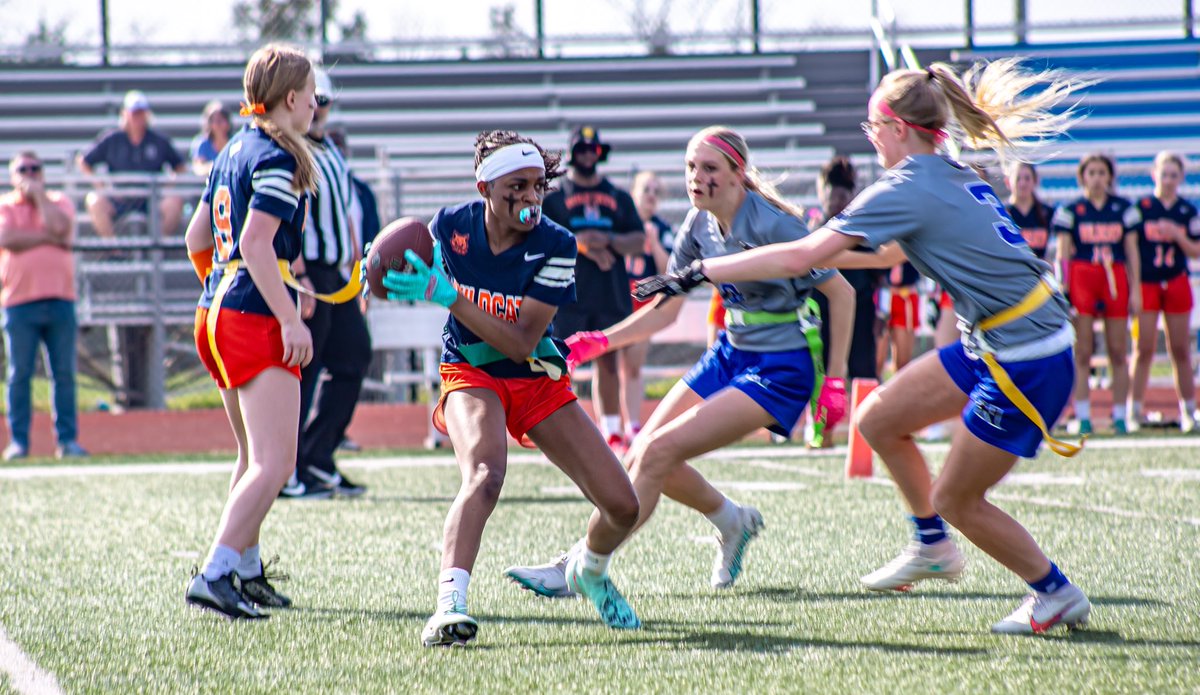 A lot of fun catching Nolensville Flag football ladies throw a shutout vs Valor yesterday, 35-0. Flag has come a long way in a few years!