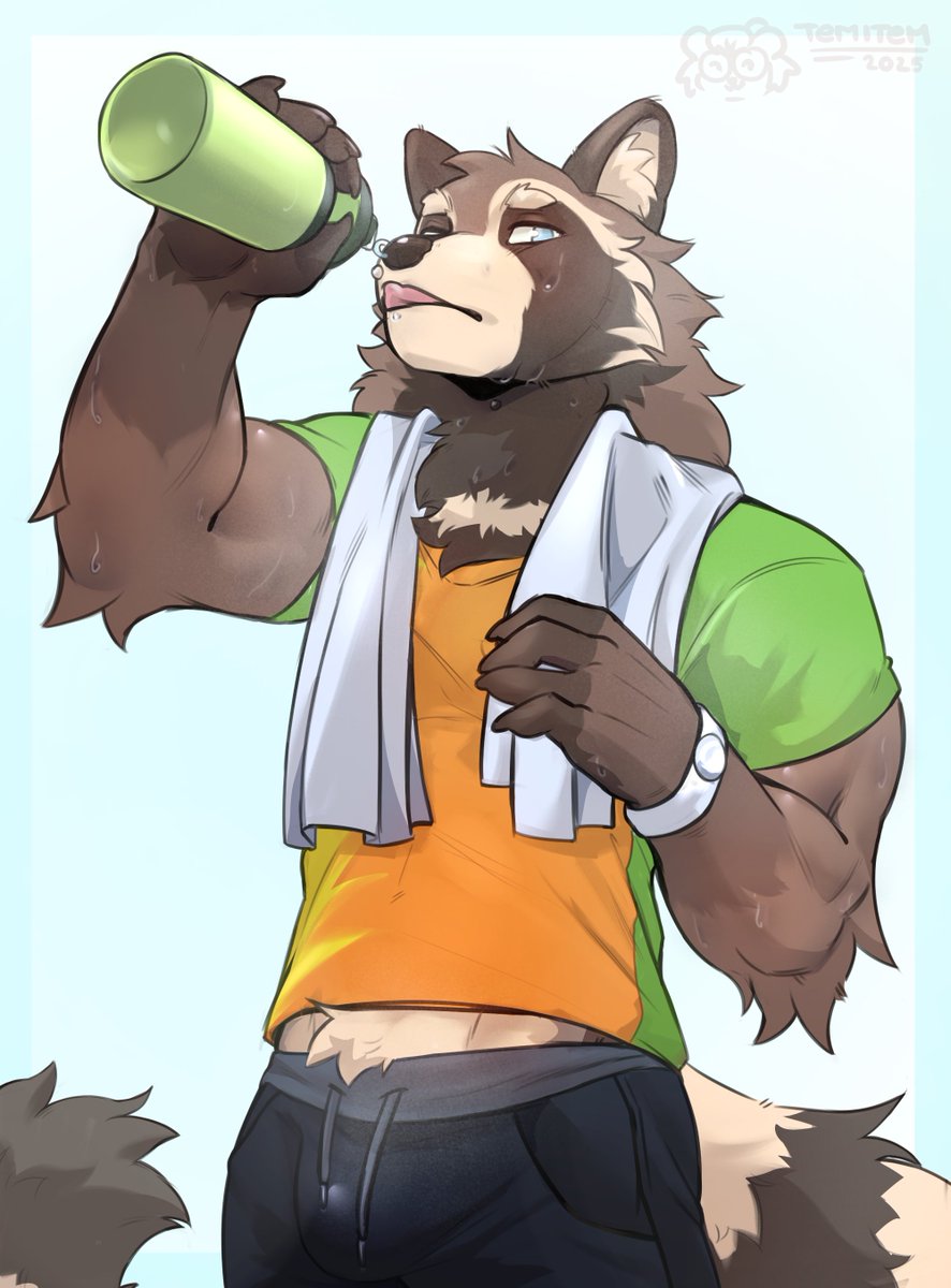 heheheh Raccon &gt;:3

#Furry #furryarts #furrycommission