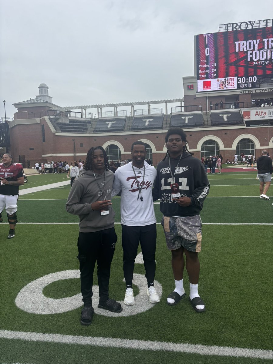 Kenyonne”Ken” Johnson6️⃣ (@kennj35) on Twitter photo I had a great time today at Troy! Thank you for the invite
<a href="/KenSignoretti/">Ken Signoretti</a>
<a href="/CoachBanks2008/">Gary Banks</a> <a href="/TroyTrojansFB/">Troy Trojans Football 8x⚔️</a> <a href="/troy_report/">TroyReport</a> <a href="/AL7AFootball/">Alabama7AFootball</a> <a href="/PrepRedzoneAL/">Prep Redzone Alabama</a> <a href="/AL_Recruiting/">AL Recruiting</a> <a href="/GrissomTigers/">Grissom Football</a> I had a great time today at Troy! Thank you for the invite
<a href="/KenSignoretti/">Ken Signoretti</a>
<a href="/CoachBanks2008/">Gary Banks</a> <a href="/TroyTrojansFB/">Troy Trojans Football 8x⚔️</a> <a href="/troy_report/">TroyReport</a> <a href="/AL7AFootball/">Alabama7AFootball</a> <a href="/PrepRedzoneAL/">Prep Redzone Alabama</a> <a href="/AL_Recruiting/">AL Recruiting</a> <a href="/GrissomTigers/">Grissom Football</a>