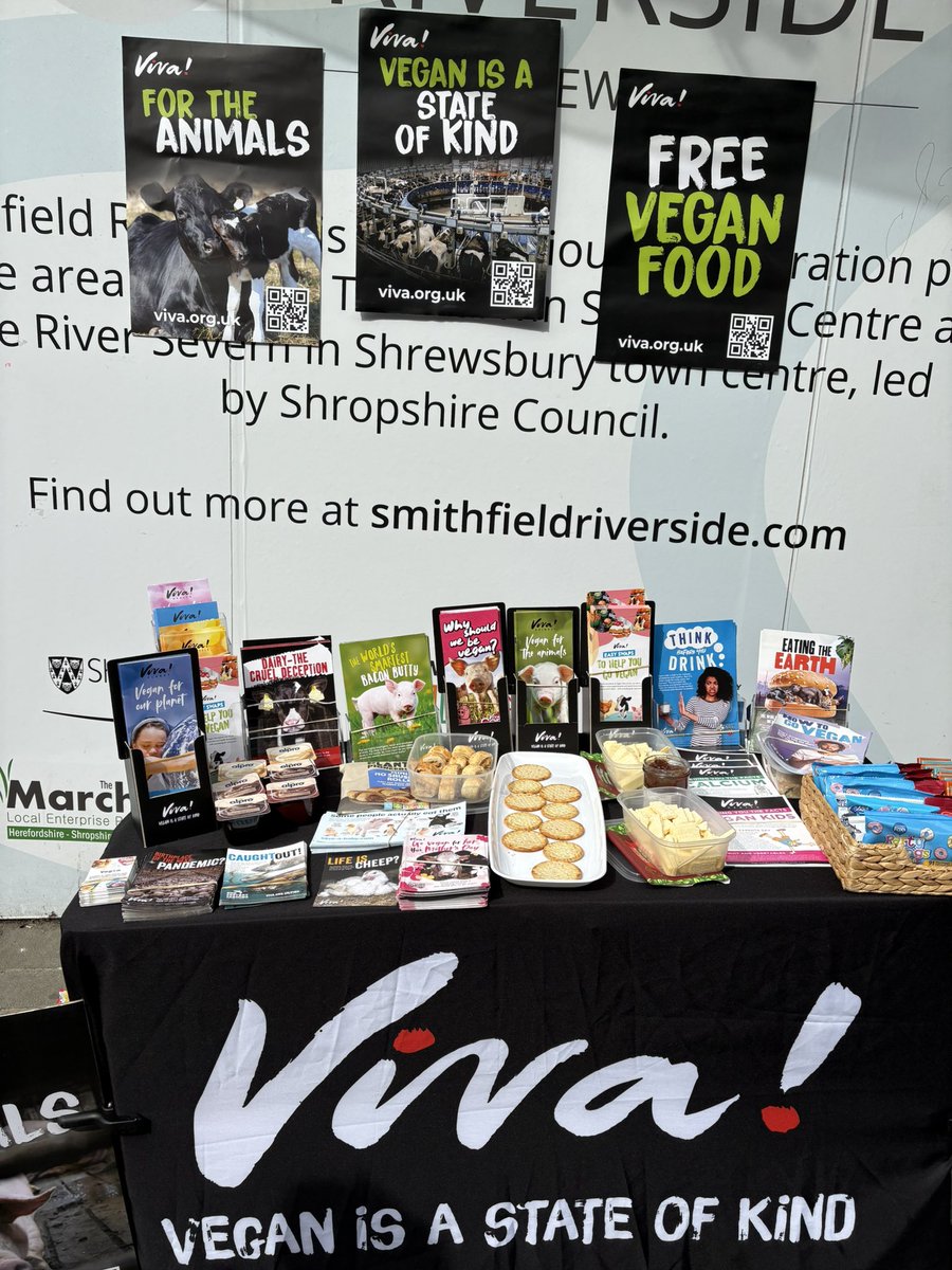 Just popping in to say I did my first vegan outreach with Viva today and I’m on such a high. If anyone’s doing any outreach in Shropshire or the Black Country, please drop me a message ☺️