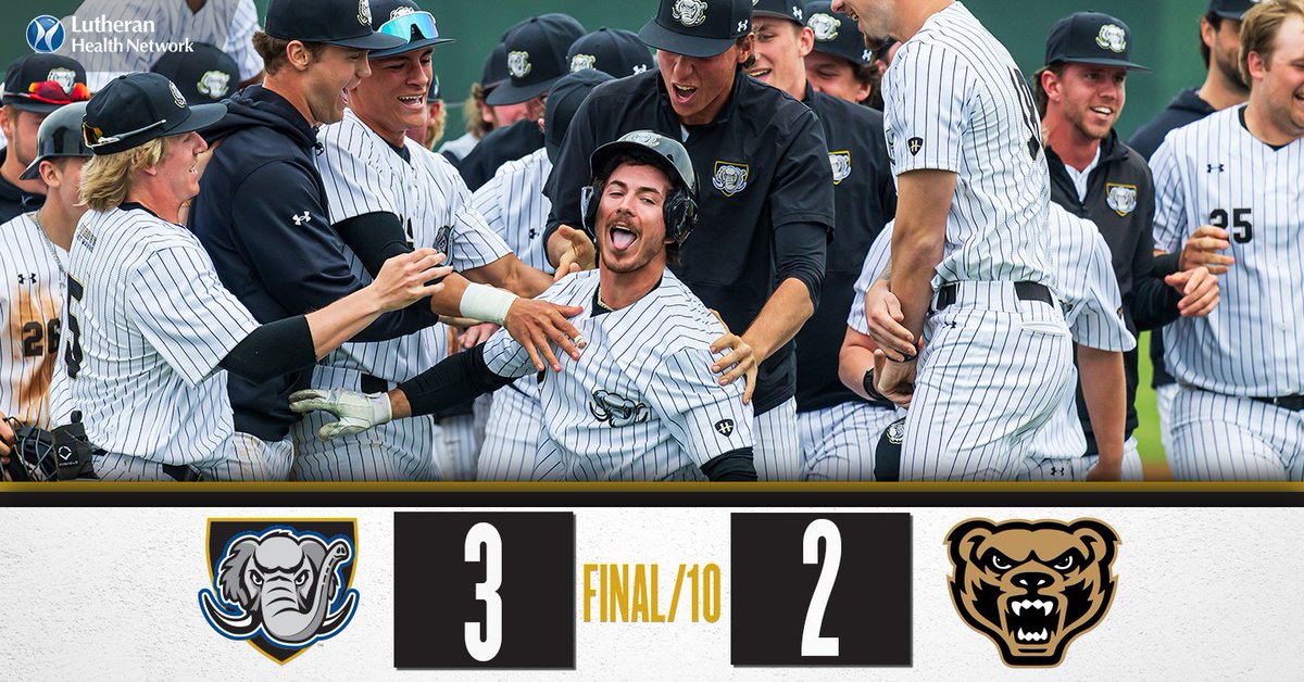 Nick Hockemeyer with the pinch hit walk-off single! 'Dons win game one over Oakland in 10 innings!

#FeelTheRumble #HLBASE