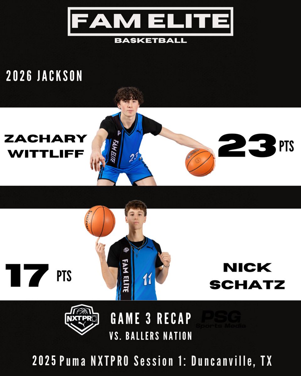 FAM Elite 2026 Jackson Player Highlights after Game 3! 

<a href="/NxtProHoops/">NXTPRO Hoops</a> 
<a href="/PRO16League/">PRO16/NXTPRO League</a> 
<a href="/EthanPiechota/">Ethan Piechota</a> 
<a href="/TexasHoopsGASO/">TexasHoops/GASO 🔗</a> 
<a href="/GASOTim/">Tim Littlefield</a> 
<a href="/GASOMass/">Ryan Massad 🔎</a> 
<a href="/GASOLyndon/">Lyndon Cook 🔗</a>