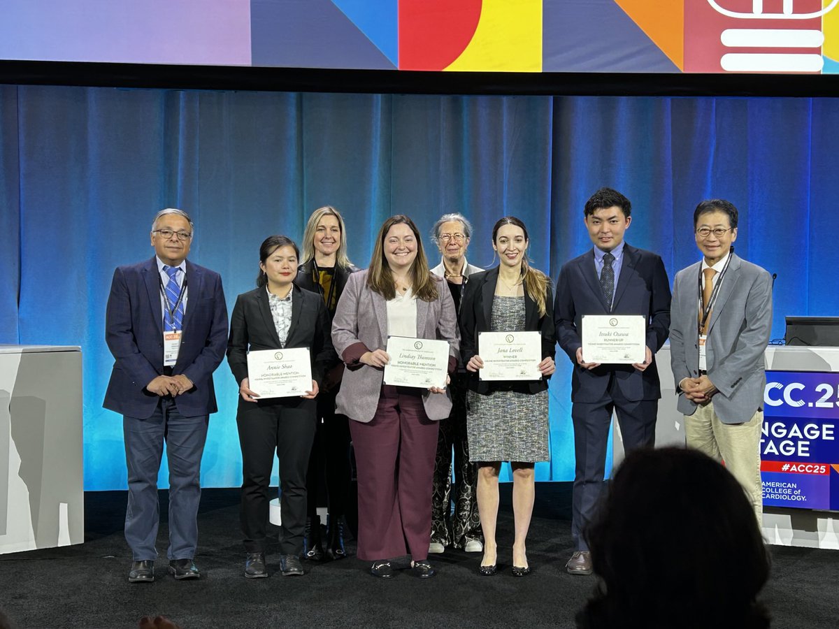 Luigi Adamo (@luigiadamomdphd) on Twitter photo Congratulations to Jana Lovell <a href="/hopkinsheart/">Johns Hopkins Cardiology</a> <a href="/HopkinsMedicine/">Johns Hopkins Medicine</a> star Adamo Lab member for winning 1st place at <a href="/ACCinTouch/">American College of Cardiology</a> Young Investigator Award - Basic Science <a href="/KSharmaMD/">Kavita Sharma</a> - The future is bright for cardiology! Congratulations to Jana Lovell <a href="/hopkinsheart/">Johns Hopkins Cardiology</a> <a href="/HopkinsMedicine/">Johns Hopkins Medicine</a> star Adamo Lab member for winning 1st place at <a href="/ACCinTouch/">American College of Cardiology</a> Young Investigator Award - Basic Science <a href="/KSharmaMD/">Kavita Sharma</a> - The future is bright for cardiology!