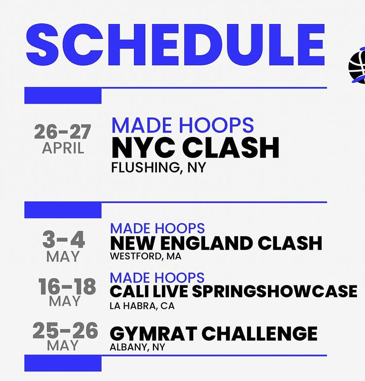 d_neboot's tweet image. AAU Season Schedule!
I’ll be competing in these upcoming tournaments, looking to showcase my game and connect with college coaches. If you’ll be attending, let me know!📩
✅6'3 CG c/o 2025
✅3.72 gpa
✅diego.nebot.martin@gmail.com