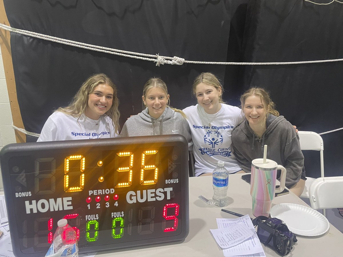 Today our players got the opportunity to help out at the Annual Special Olympics event!