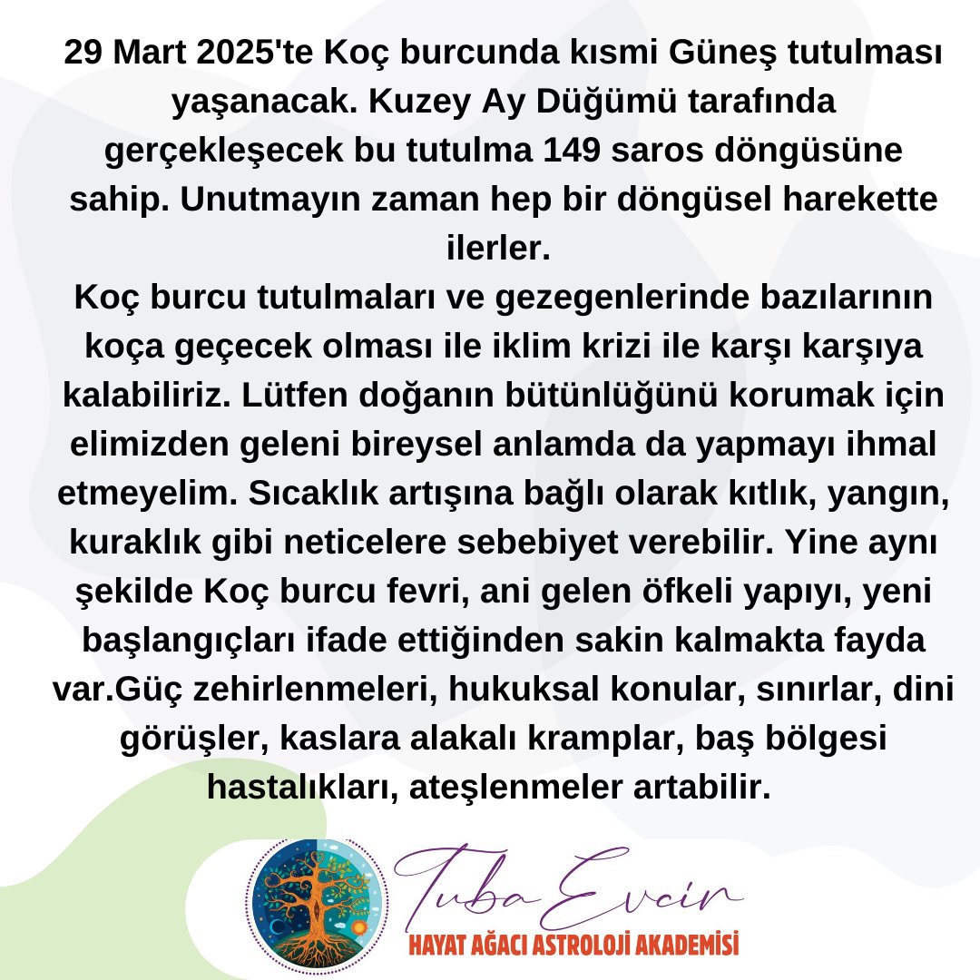 efsa / Astrolog Tuba Evcin tweet media