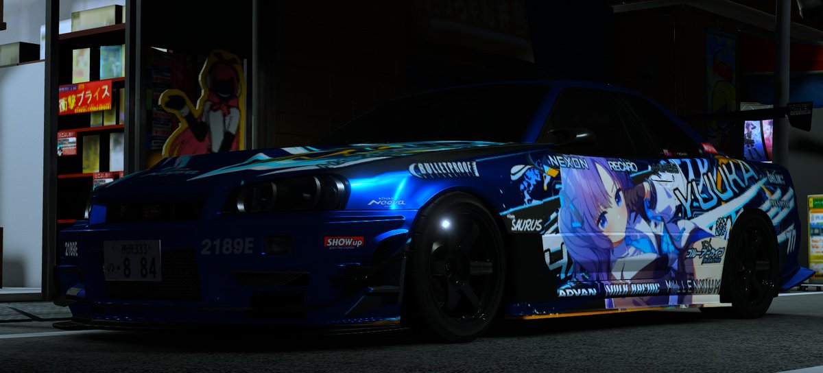 idkustoms's tweet photo. 【Ｉｔａｓｈａ】

【Ｈａｙａｓｅ　Ｙｕｕｋａ】
Ｎｉｓｓａｎ　Ｓｋｙｌｉｎｅ　ＢＮＲ３４　ＧＴ－Ｒ

＃ブルアカ https://t.co/iIZARNag4q