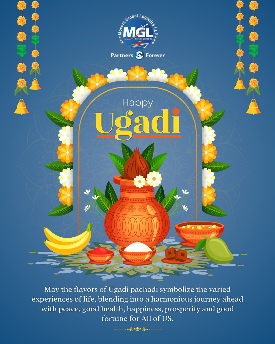 moversglobal1's tweet photo. 🌷 May this Ugadi mark the start of a year filled with prosperity and positivity. Wishing you happiness, health, and harmony🌿💫
.
.
.
.
#Ugadi #MGL #FreshStarts #NewYear https://t.co/1khBzLtJRT