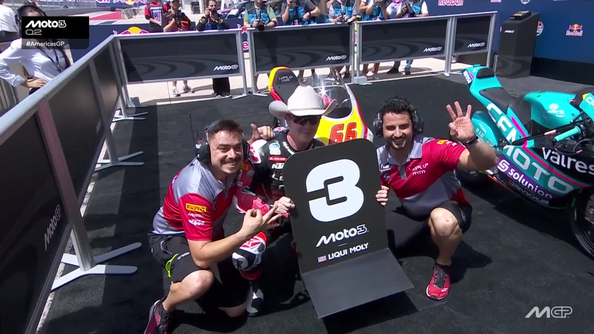 MotoGP's tweet photo. From Q1 to the front row 👏 What a day for @joelkelso66 

#AmericasGP 🇺🇸 https://t.co/vtn5QGy9aI