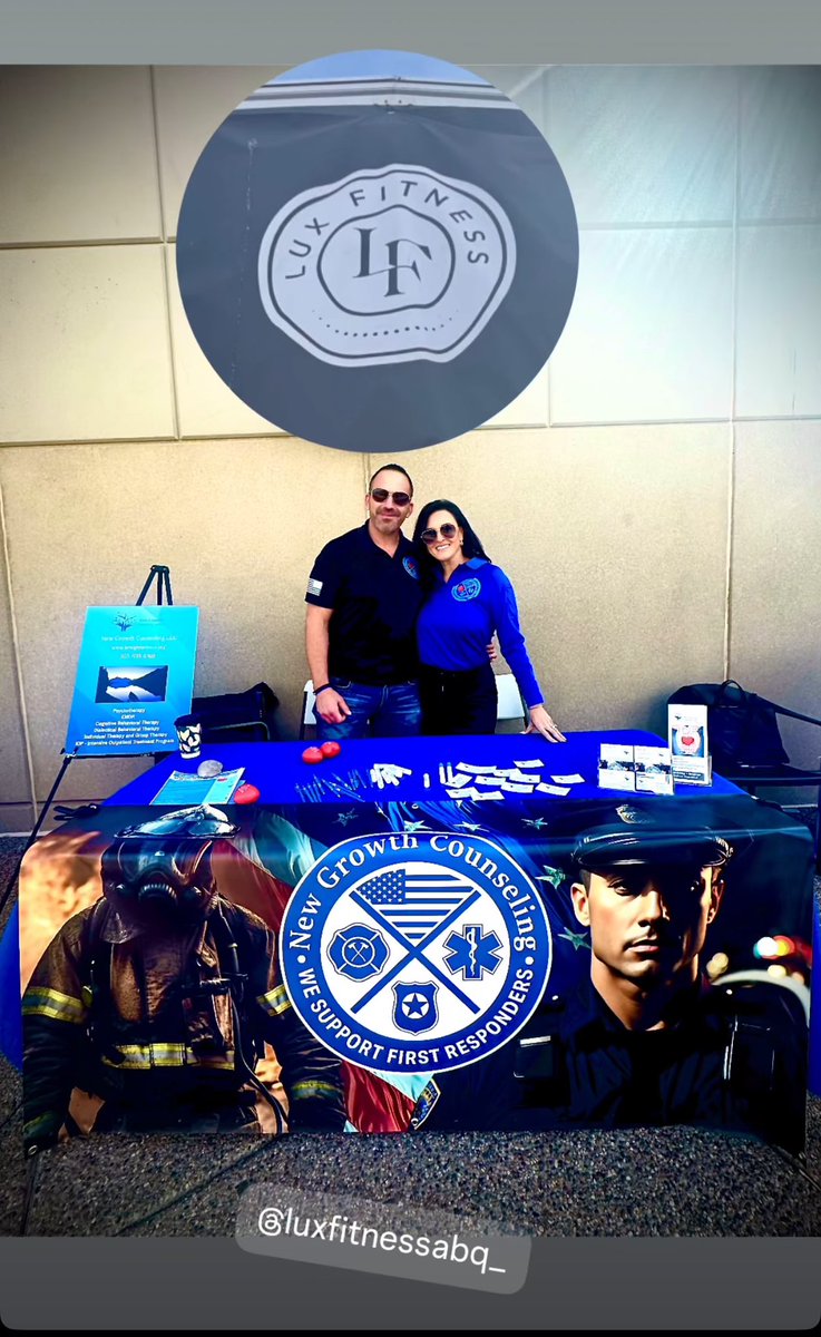 Great day with New Growth Counseling supporting the Lux Fitness grand opening.