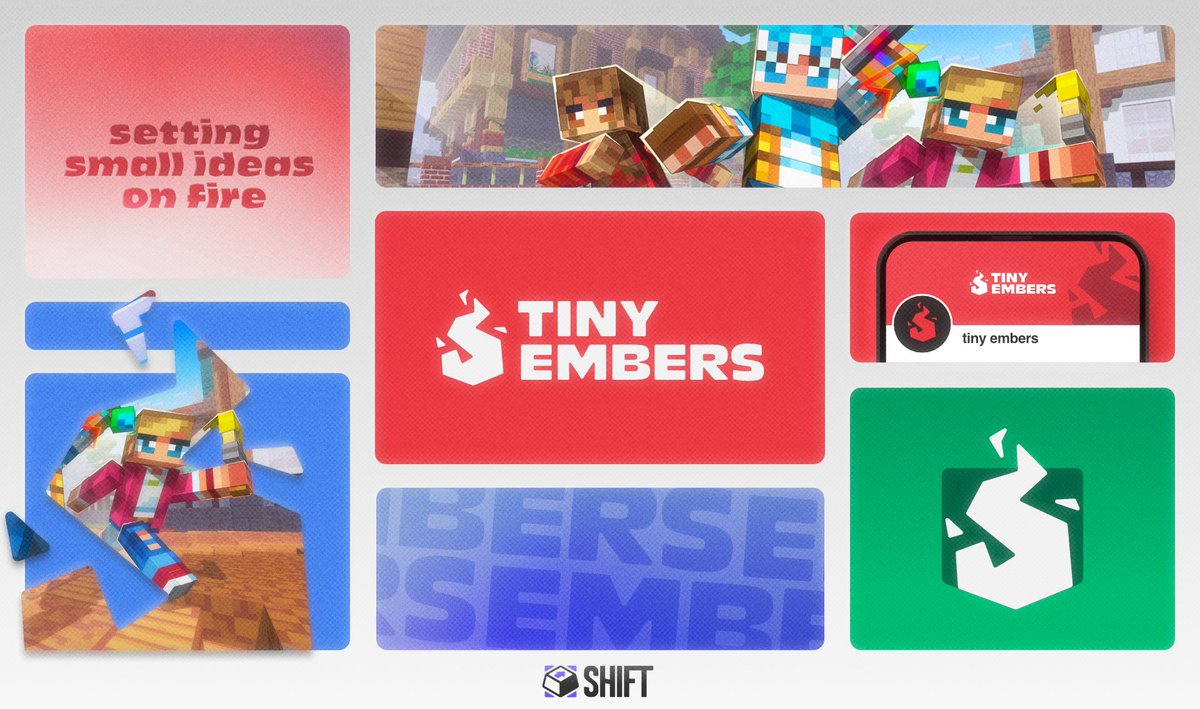 Shift Creative (@madetoshift) on Twitter photo Setting small ideas on fire 🔥
→ Our friends at <a href="/tinyembers_/">Tiny Embers</a> asked us to assist them in reimagining their brand, here's what we came up with! Setting small ideas on fire 🔥
→ Our friends at <a href="/tinyembers_/">Tiny Embers</a> asked us to assist them in reimagining their brand, here's what we came up with!