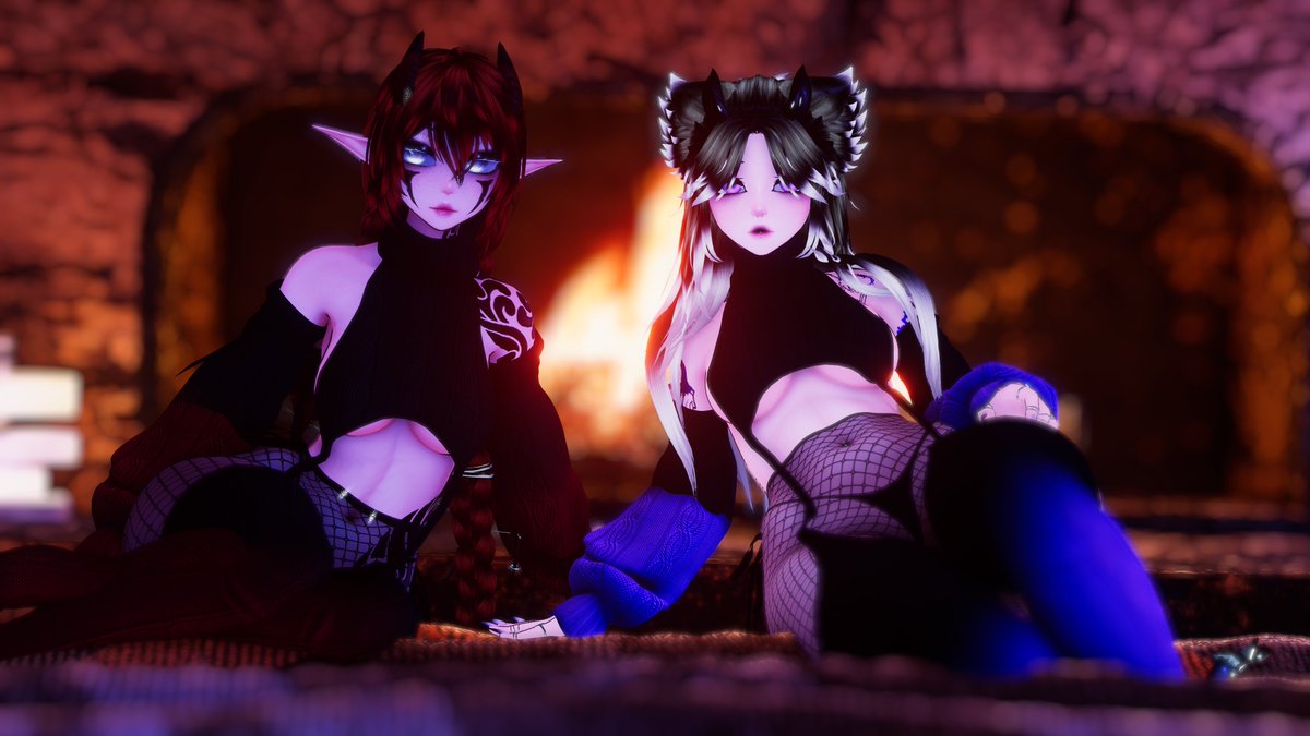Saicovtt's tweet image. Cozy besties :3 @itzScriptKitty