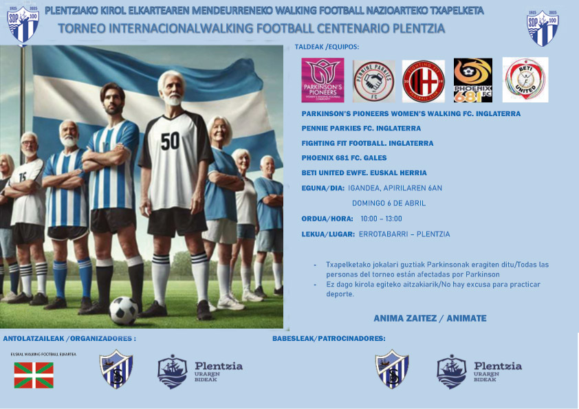 TORNEO INTERNACIONALWALKING FOOTBALL CENTENARIO PLENTZIA