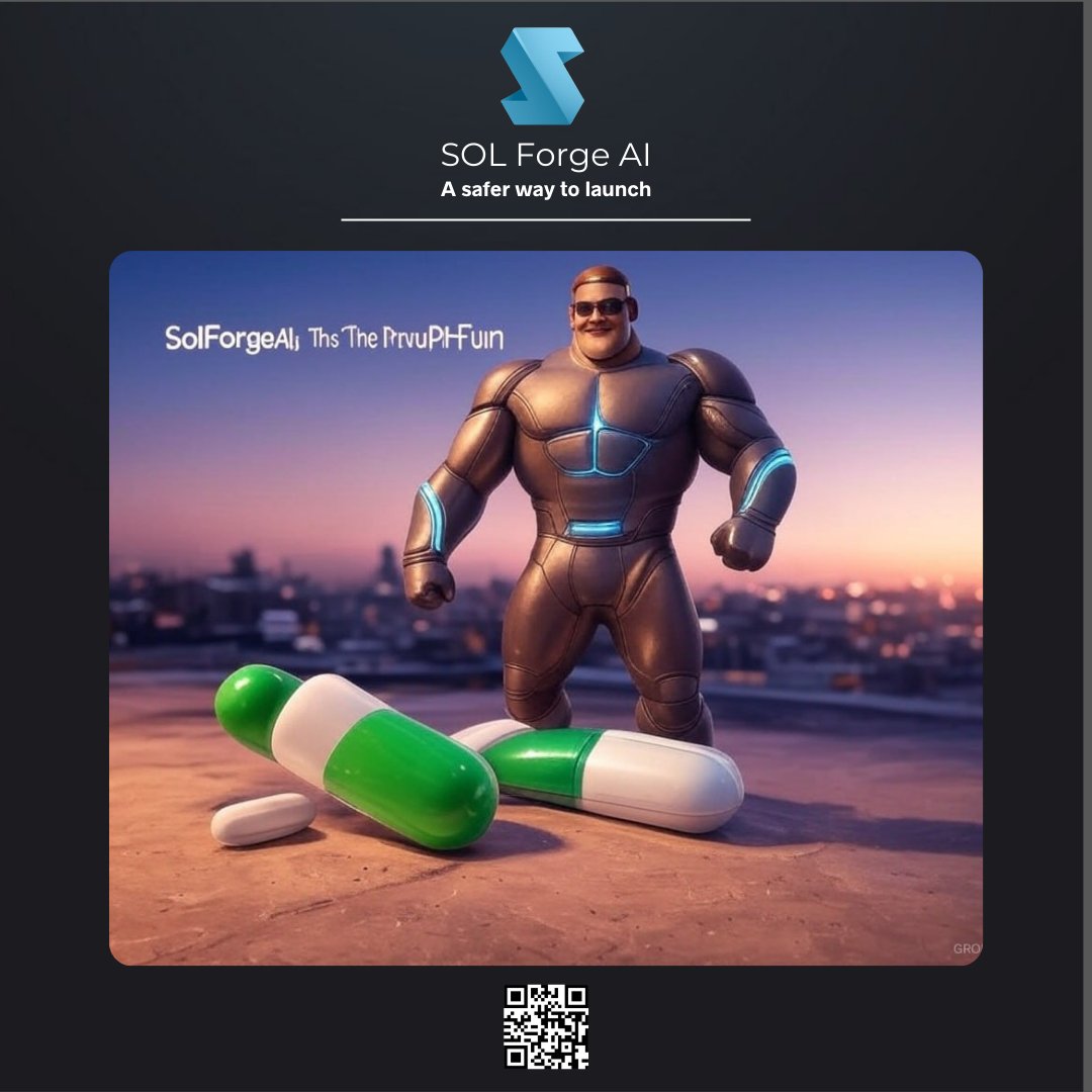 We have a huge marketing push as we speak!!! Join the movement and get in to our telegram to find out 

solforgeai.com     

contract address: AZYPJCpFnPGriDUhxKNJ2qCkd9PGtjn6Wy1HNuvxy7oJ.

Stay connected and join the conversation:
- Linktree: linktr.ee/SolForge_AI
-