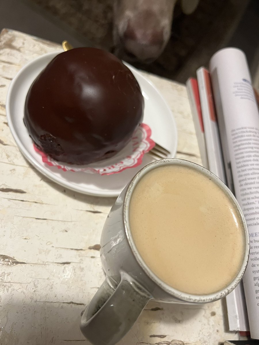 SanderKerkhof's tweet image. Lekker voor bij koffie als dochter na dagje Den Bosch thuiskomt #DeGroot 😋