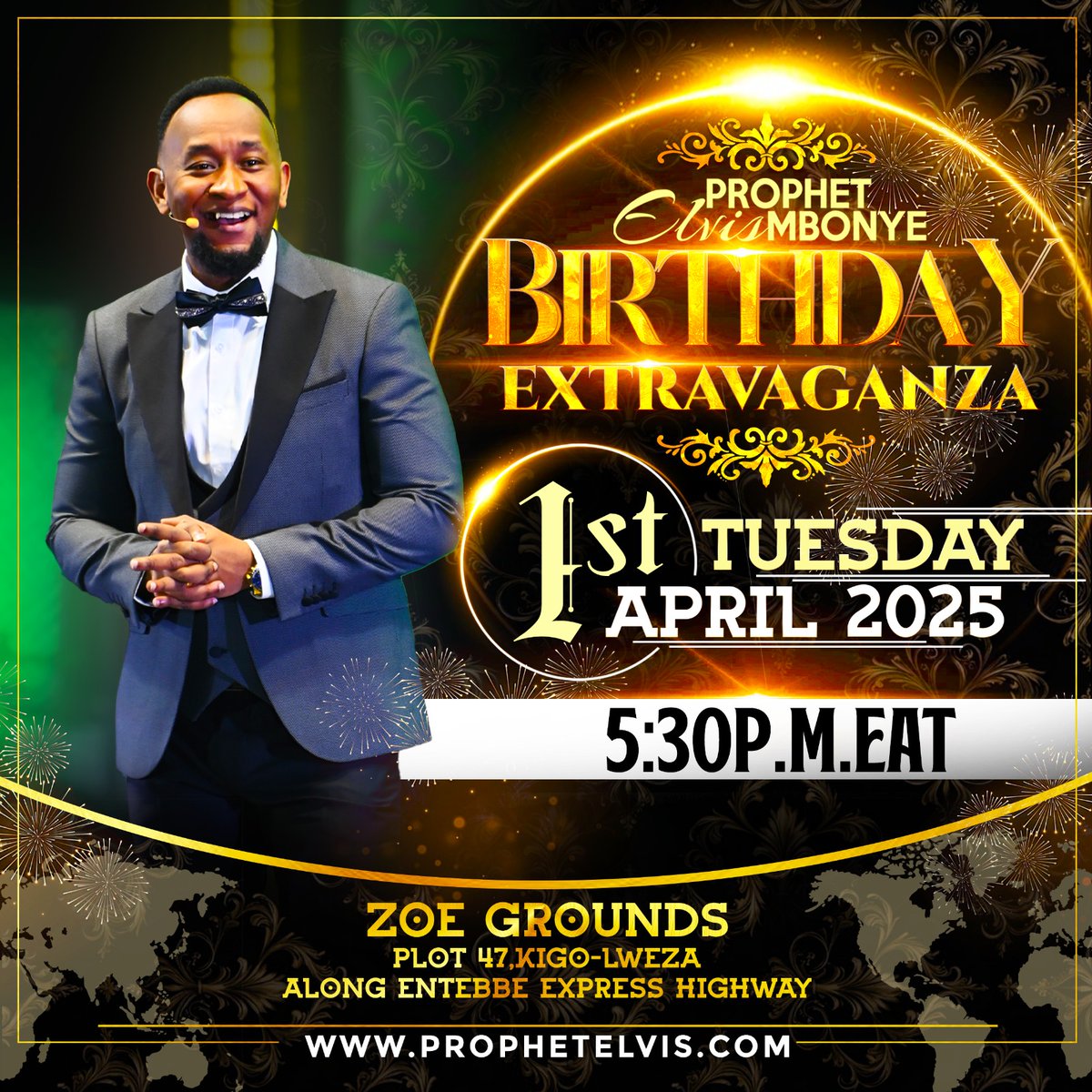 Happiest birthday to our beloved Mr Future, Prophet Elvis Mbonye!! Through divine wisdom and unparalleled prophetic insight, you have transformed our lives, ignited our destinies, and awakened nations to the reality of God’s power. We honor your impact across the nations and your
