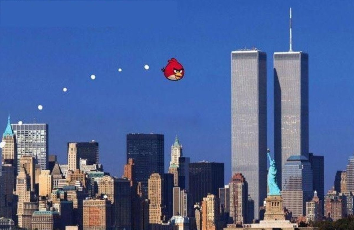 playing angry birds