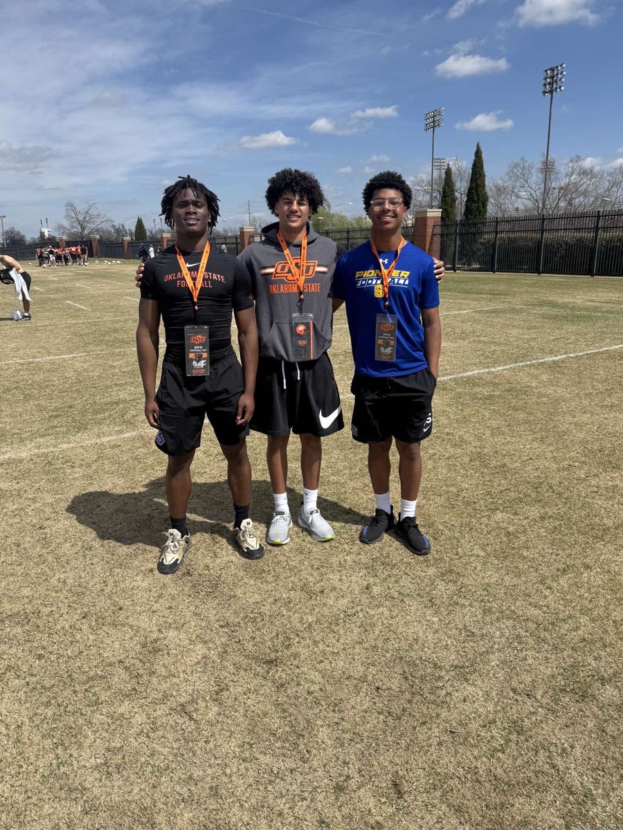 Had a great time at Oklahoma State this morning. Can’t wait to be back soon!! <a href="/CoachJG_/">Justin Gordon</a> <a href="/coachtheronaych/">Theron Aych</a> <a href="/CoachGundy/">Mike Gundy</a> <a href="/SportPrepX/">SportPrepX</a>