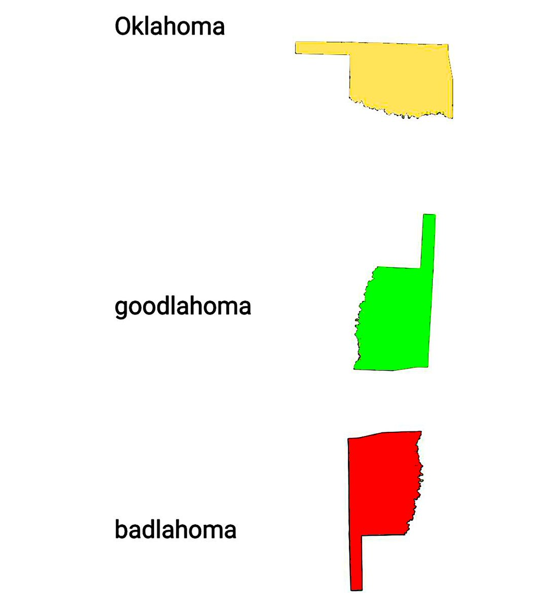 Oklahoma if it were used to express emotion