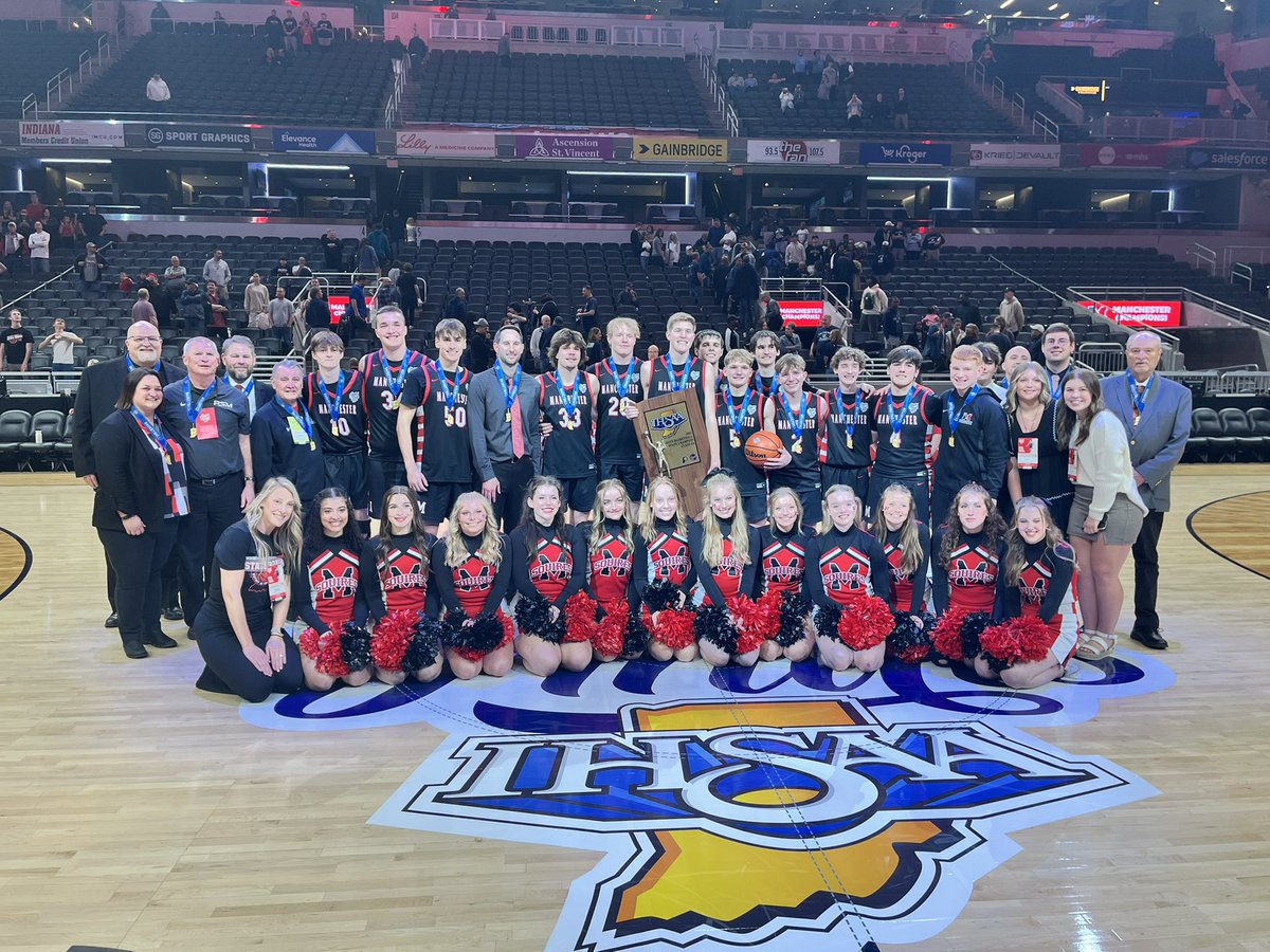 IHSAA (@ihsaa1) on Twitter photo The Manchester Squires finish as Class 2A Basketball State Champions! This is their first boys basketball state title in school history! ๐๐
<a href="/squireathletics/">Manchester AD</a> The Manchester Squires finish as Class 2A Basketball State Champions! This is their first boys basketball state title in school history! ๐๐
<a href="/squireathletics/">Manchester AD</a>