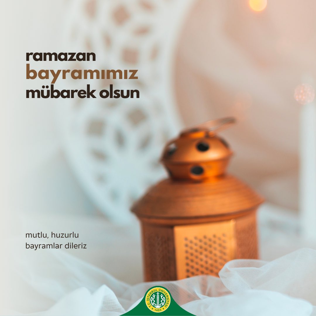 Ramazan Bayramımız mübarek olsun. 🌙✨