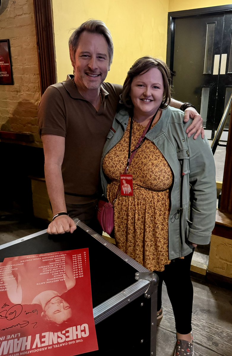 Finally met the man himself <a href="/ChesneyHawkes/">chesneyhawkes</a> so looking forward to the gig 🙂