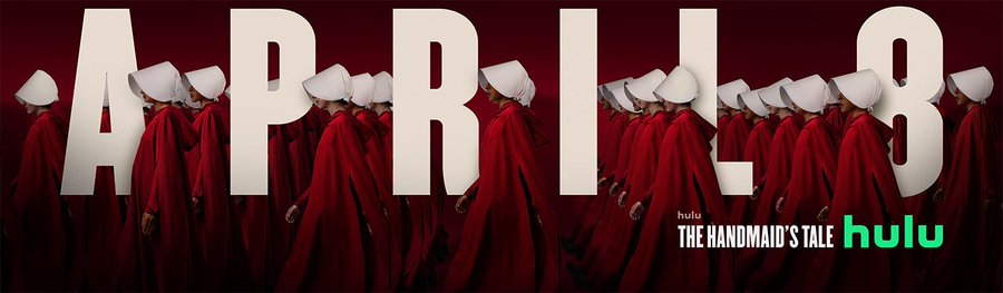 Revolutie in finale Handmaid's Tale S6 banners 