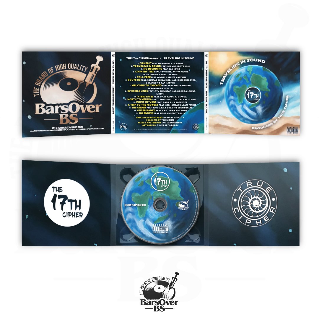 barsoverbs's tweet image. New drop!!
Traveling In Sound!
April 1st 3PM EST
barsoverbs.com
@HarmoniEquality
@the17thcipher
Produced by @truecipher7
Mixed & Mastered by @DocDaMindbenda
Artwork by @dyer_dyer