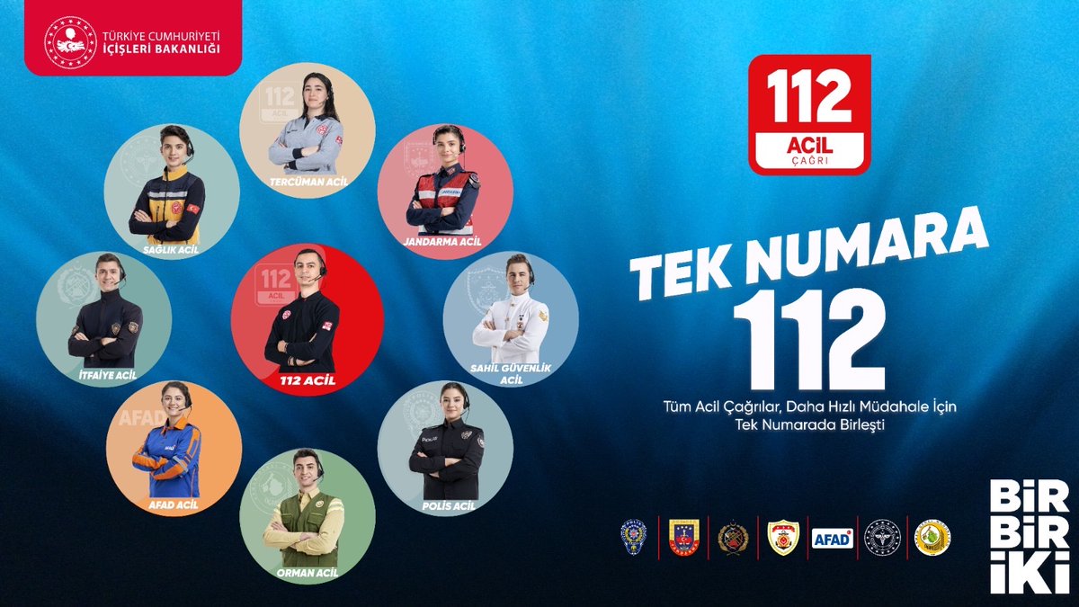 Mardin112acm's tweet image. Tüm acil çağrılar, daha hızlı müdahale için tek numarada birleşti. 1️⃣1️⃣2️⃣🚨 @TC_icisleri @Mardin_Valiligi @iletisim @illeridaresi @112teknumara