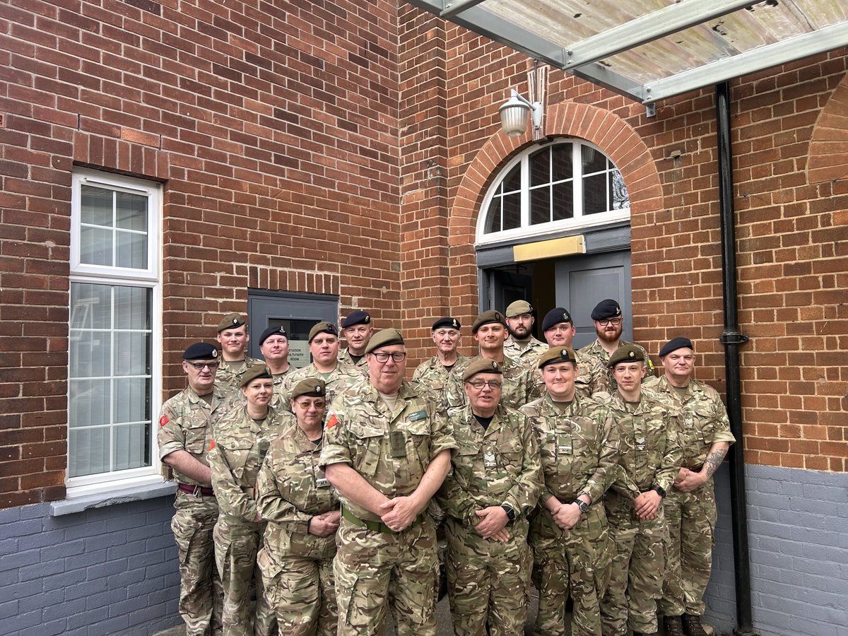 HQ Centre Regional Training & Projects Officer (@hqc_e_spa_to) on Twitter photo Potential ACF Officers for the future, all got involved with the days activities at PWG Barracks Grantham today-next stage fill in and submit their AF111 forms.
Thank you to Lt Col Field and Lt Col Smail for the ACCB Briefing phase.
<a href="/PresidentACCB/">Colonel Chris Young GCGI MCPara OStJ ACF</a> <a href="/ColCadetsArmy/">National Colonel Cadets</a> Potential ACF Officers for the future, all got involved with the days activities at PWG Barracks Grantham today-next stage fill in and submit their AF111 forms.
Thank you to Lt Col Field and Lt Col Smail for the ACCB Briefing phase.
<a href="/PresidentACCB/">Colonel Chris Young GCGI MCPara OStJ ACF</a> <a href="/ColCadetsArmy/">National Colonel Cadets</a>