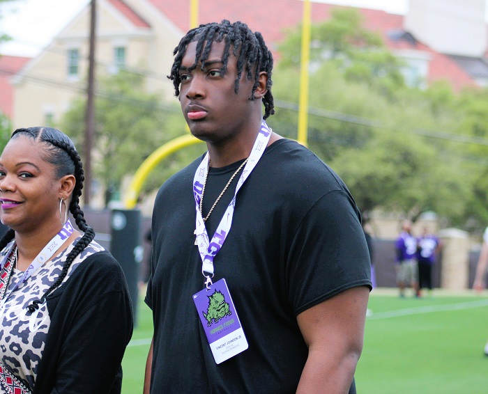 Jeremy Clark (@jclarkhfb247) on Twitter photo Sulphur Spring 4-star OL <a href="/vincentjohn76/">Vincent Johnson Jr</a> was one of several talented prospects at #TCU on Saturday. Sulphur Spring 4-star OL <a href="/vincentjohn76/">Vincent Johnson Jr</a> was one of several talented prospects at #TCU on Saturday.