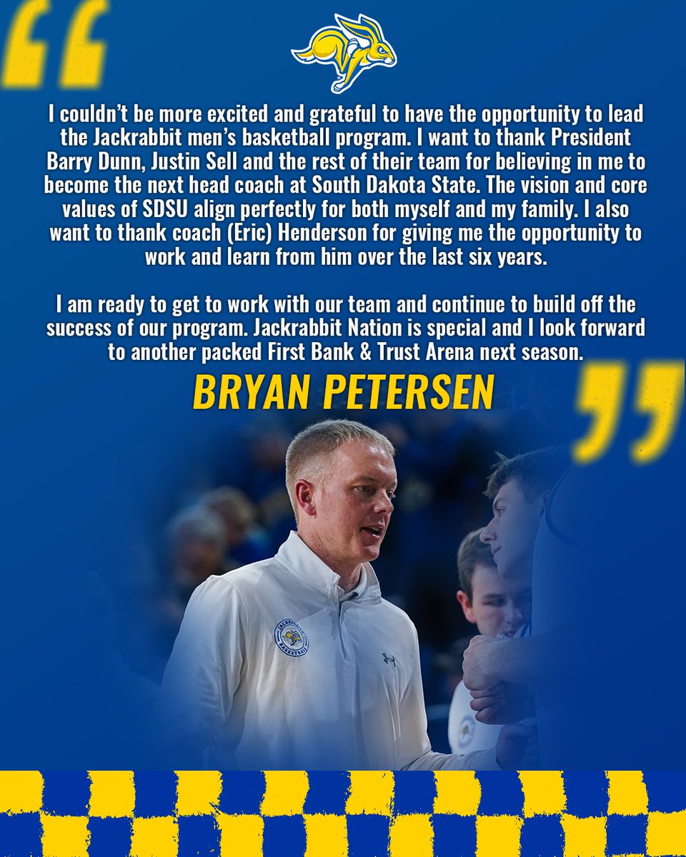 🗣️ <a href="/bpetersen22/">Bryan Petersen</a> 

#GoJacks 🐰