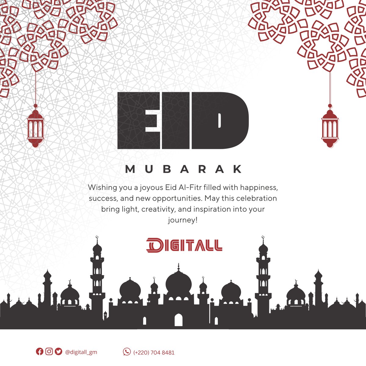 Digitall_gm's tweet photo. Celebrating joy, creativity, and new beginnings! ✨🎨 
From all of us at Digitall, Eid Mubarak! 🌙💙 

#EidMubarak 
#DesigningTheFuture https://t.co/n3APCkonRp