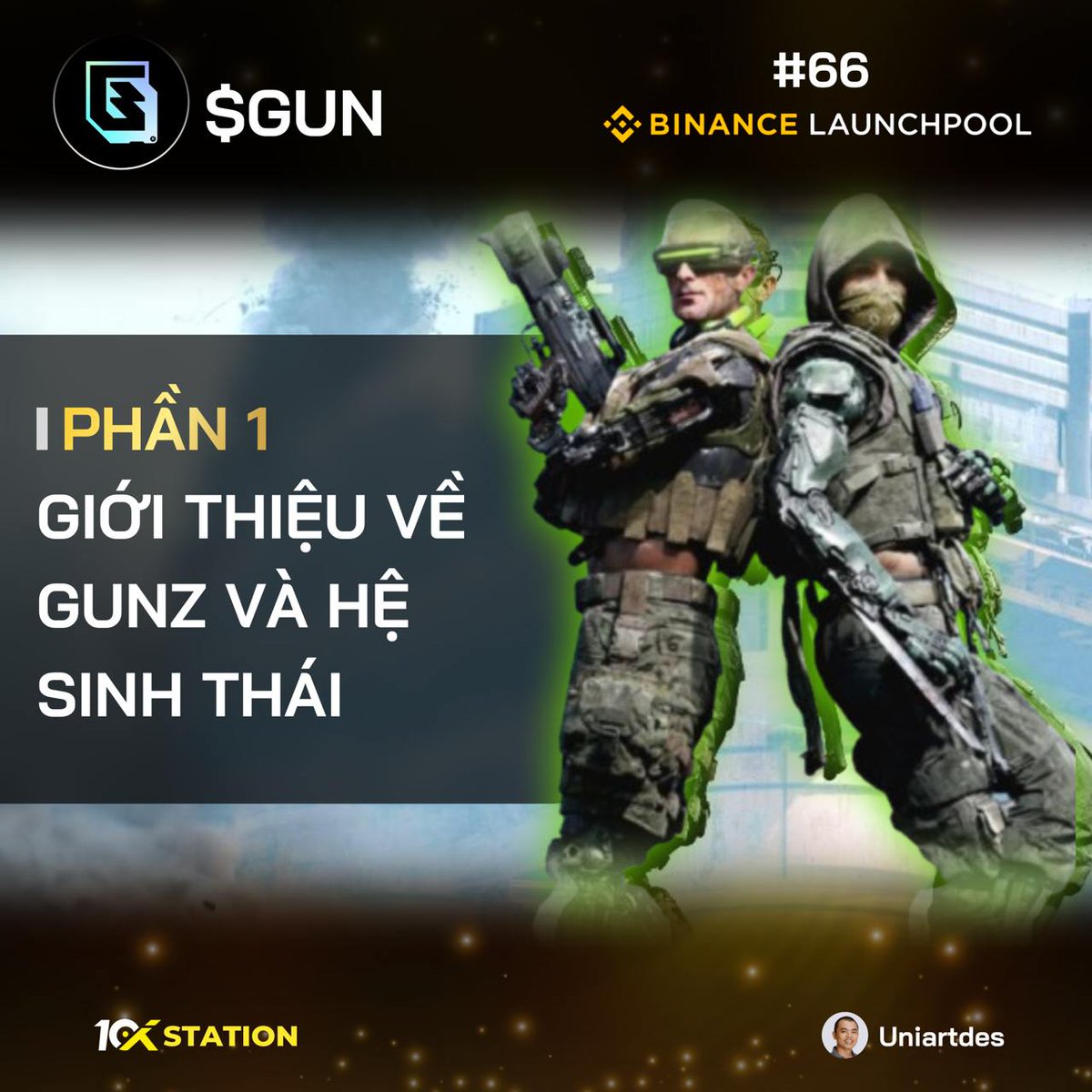 Phần 1: Giới thiệu về GUNZ và hệ sinh thái
🌴 GUNZ – Blockchain Layer 1 dành cho gaming
GUNZ là nền tảng Layer 1 do Gunzilla Games phát triển, hỗ trợ tích hợp blockchain vào game AAA mà không ảnh hưởng đến trải nghiệm truyền thống. Người chơi có thể chơi game