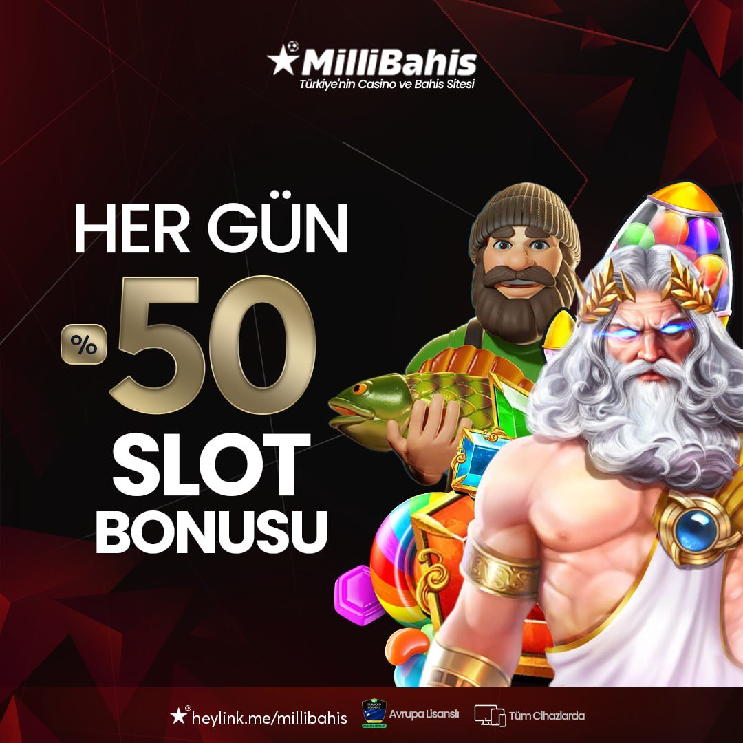 🎰 %50 Slot Bonusu ile Kazancını Katla! Daha Fazla Oyna, Daha Fazla Kazan!

⬆️Slotların Keyfini %50 Bonusla Çıkar, Şansını Zirveye Taşı!

 🔥Yatır, Çevir, Kazan! %50 Bonusla Eğlenceyi Katla!

⛓️t2m.io/millibahis