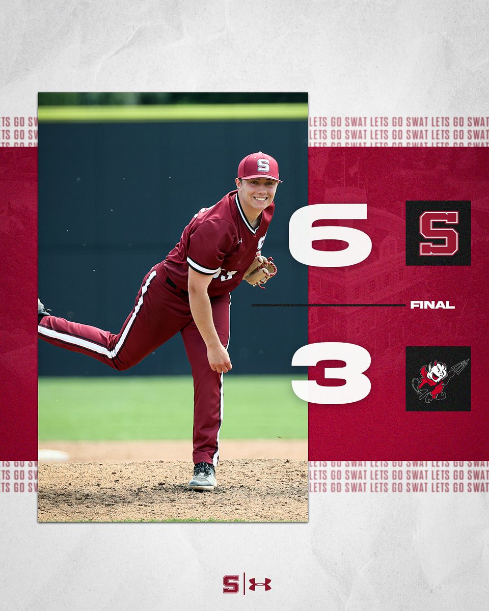 Busting out the brooms 🧹

Baseball kicks off conference play with a sweep against Dickinson! Ben Buchman homered twice in the opener.